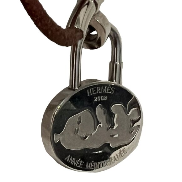 HERMES Année Mediterranée Mediterranean Cadena Padlock Necklace/Bracelet #1269 - Picture 5 of 5